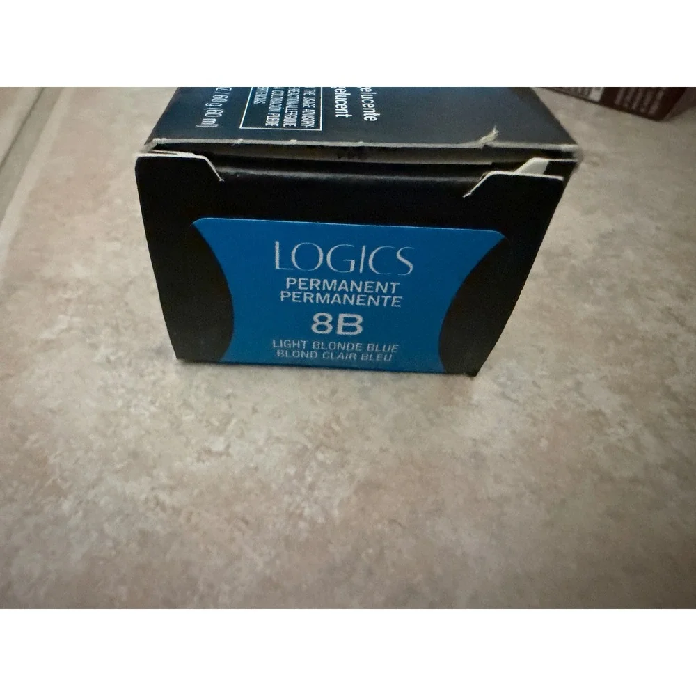 Logics Permanent Hair Color 8B Light Blonde Blue DNA System Gelucent Colorcremes